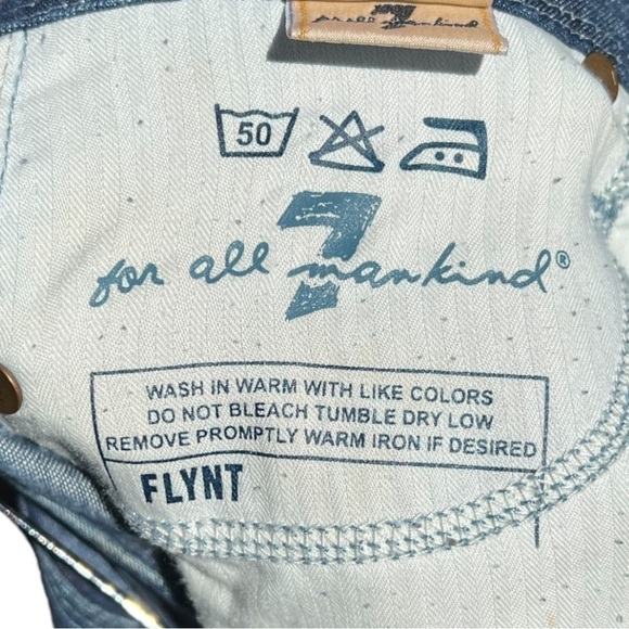 🌻Y2K 7 For All Mankind FLYNT Straight Slight Bootcut Jeans Women's Size 26 - Picture 10 of 10